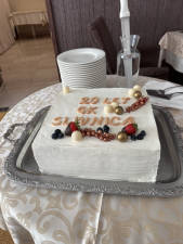 Po razglasitvi rezultatov je sledila torta.